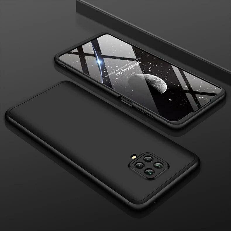 Чехол GKK 360 градусов для Xiaomi Redmi Note 9s / Note 9 Pro - Черный фото 3