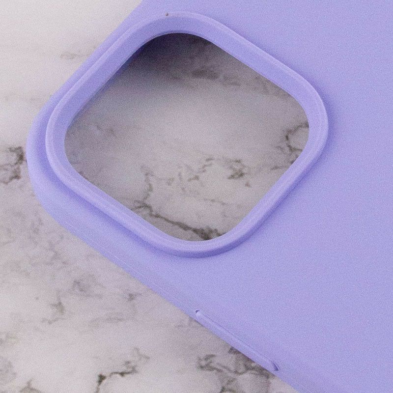 Чехол Silicone cover для iPhone 12 Pro Max - Фиолетовый фото 4