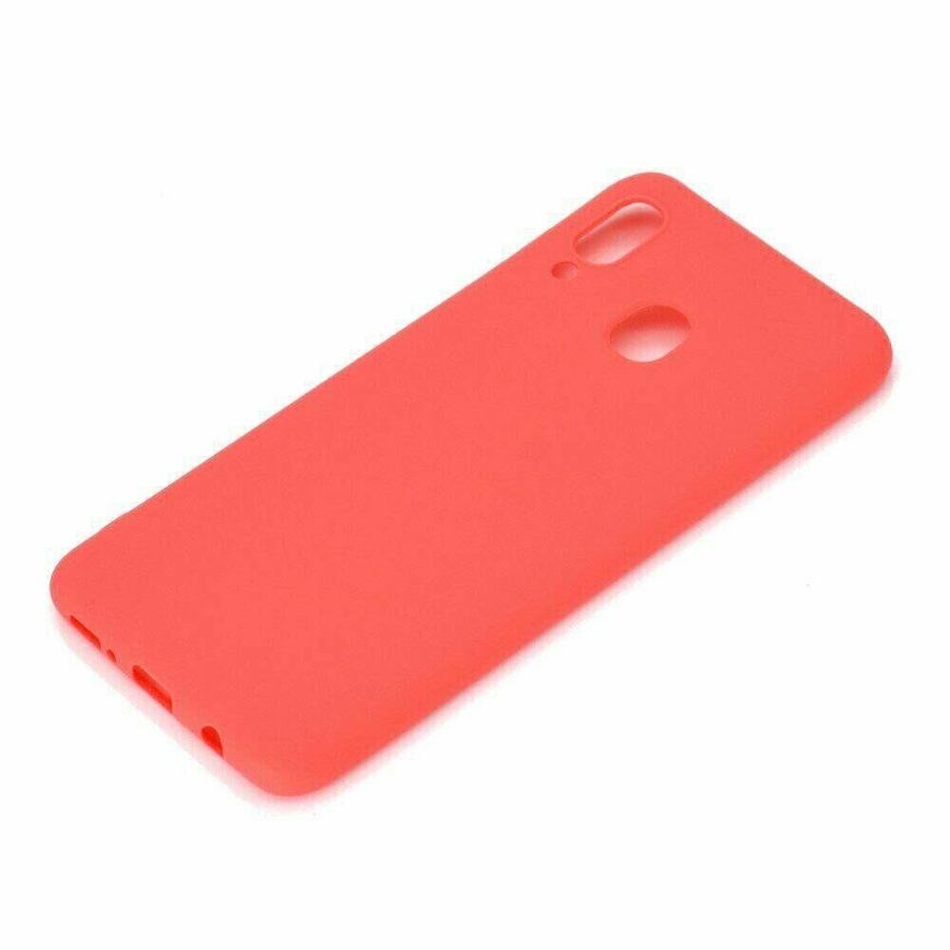 Чехол Candy Silicone для Samsung Galaxy A40 - Красный фото 3