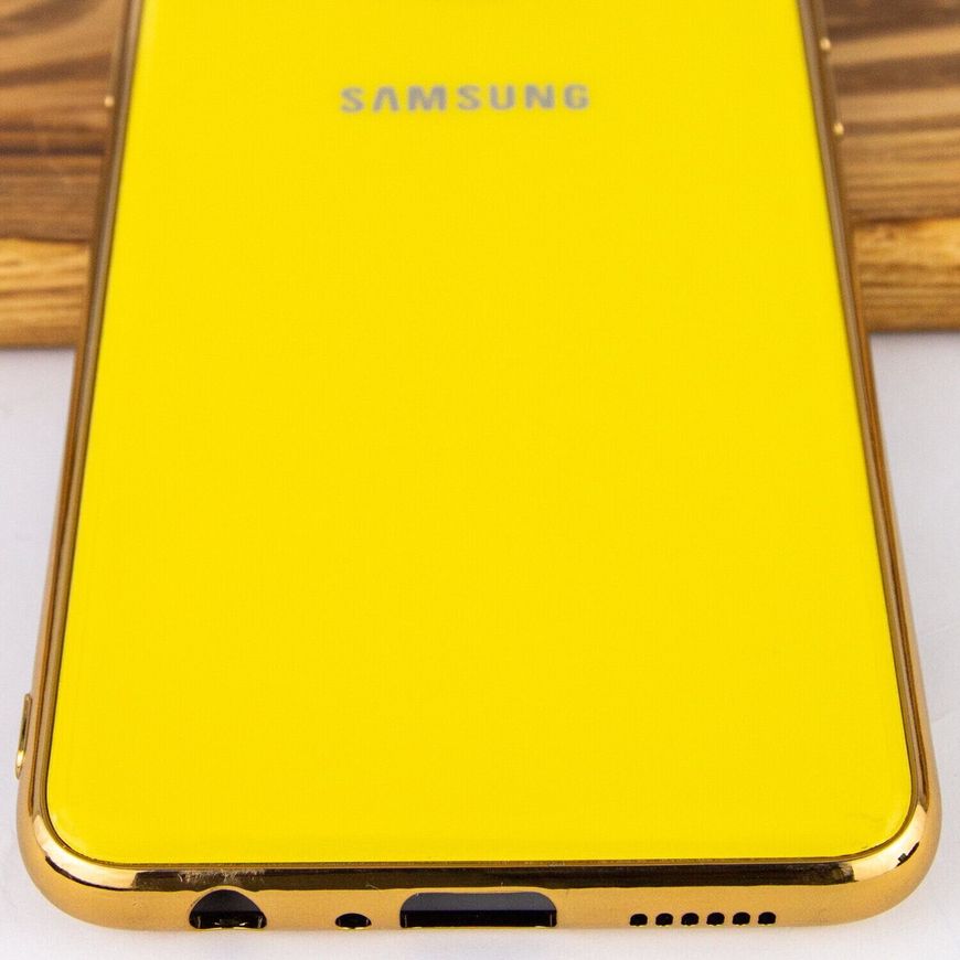Силіконовий чохол Glossy для Samsung Galaxy A10s - Жовтий фото 3