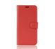 Чехол-Книжка с карманами для карт на Huawei Y6 (2018) - Красный фото 4