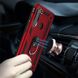 Чехол с кольцом Defender для Xiaomi Redmi Note 8 - Красный фото 4
