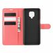 Чехол-Книжка с карманами для карт на Xiaomi Redmi Note 9s / Note 9 Pro - Красный фото 3