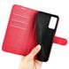 Чехол-Книжка с карманами для карт на Xiaomi Redmi Note 11 Pro 4G / 11 Pro 5G / Note 12 Pro 4G цвет Красный