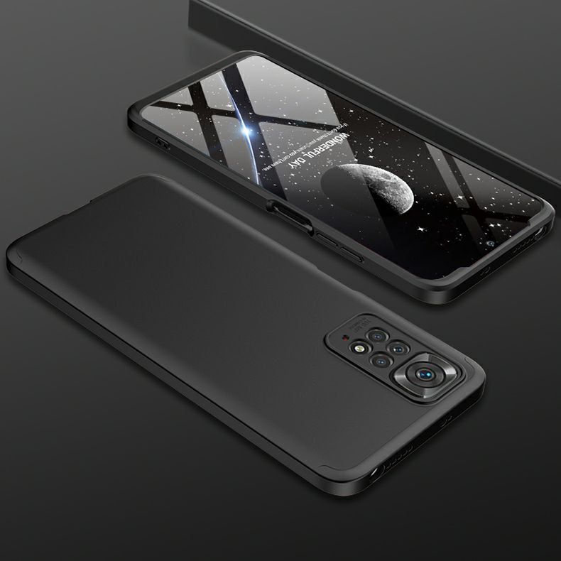 Чехол GKK 360 градусов для Xiaomi Redmi Note 11 4G / 11s - Черный фото 2
