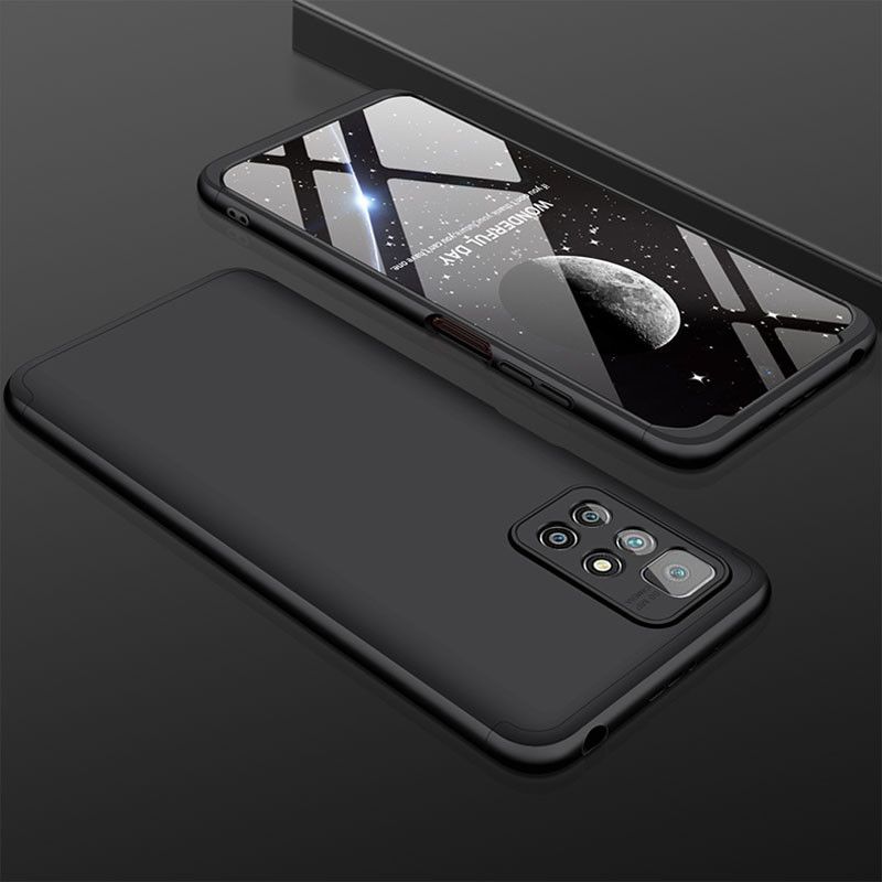 Чехол GKK 360 градусов для Xiaomi Redmi Note 11 5G / Poco M4 Pro 5G - Черный фото 4