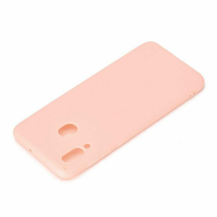 Чехол Candy Silicone для Samsung Galaxy A40 - Розовый фото 4