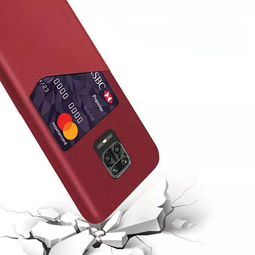 Чохол-гаманець для Xiaomi Redmi Note 9s / Note 9 Pro - Червоний фото 2