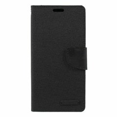 Чохол книжка Textile для Samsung Galaxy A20 / A30 - Чорний фото 1