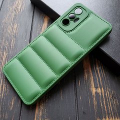 Чехол силиконовый Down Jacket для Tecno Pova 3 - Зелёный фото 1