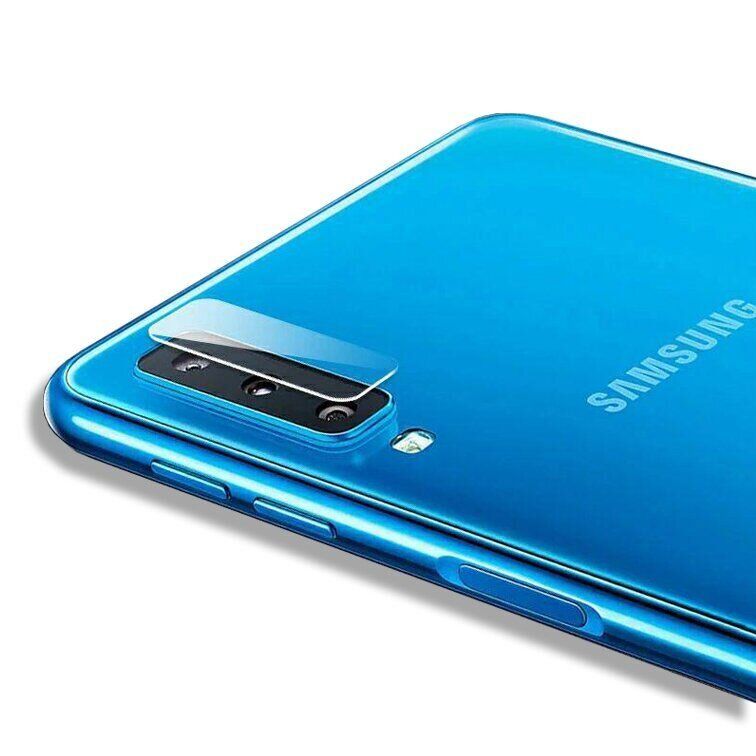 Захисне скло на Камеру для Samsung Galaxy A7 (2018) / A750 - Прозорий фото 1