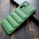 Чехол силиконовый Down Jacket для Tecno Pova 3 цвет Зеленый