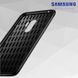 Силіконовий чохол зі скляної кришкою для Samsung Galaxy S9 Plus - Чорний фото 7