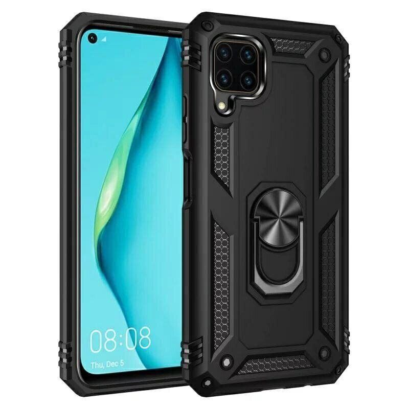 Чохол з кільцем Defender для Huawei P Smart 2021 - Чорний фото 1