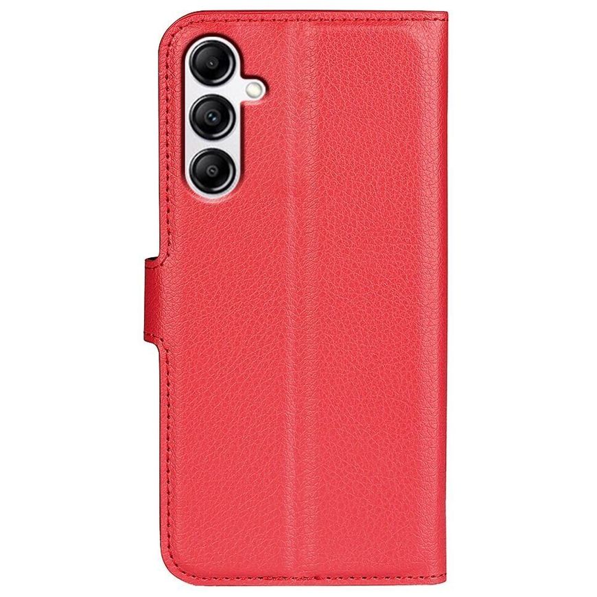 Чохол книжка з кишенями для карт на Samsung Galaxy A24 колір Червоний
