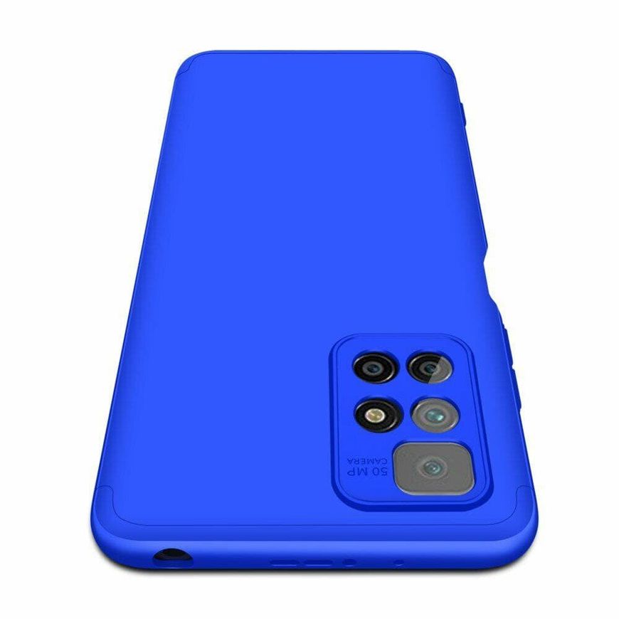 Чехол GKK 360 градусов для Xiaomi Redmi 10 - Синий фото 3