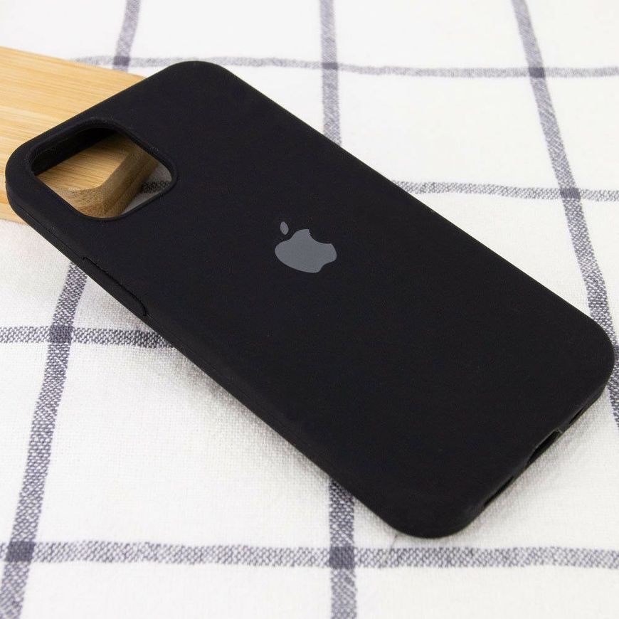 Чехол Silicone cover для iPhone 12 Pro Max - Черный фото 2