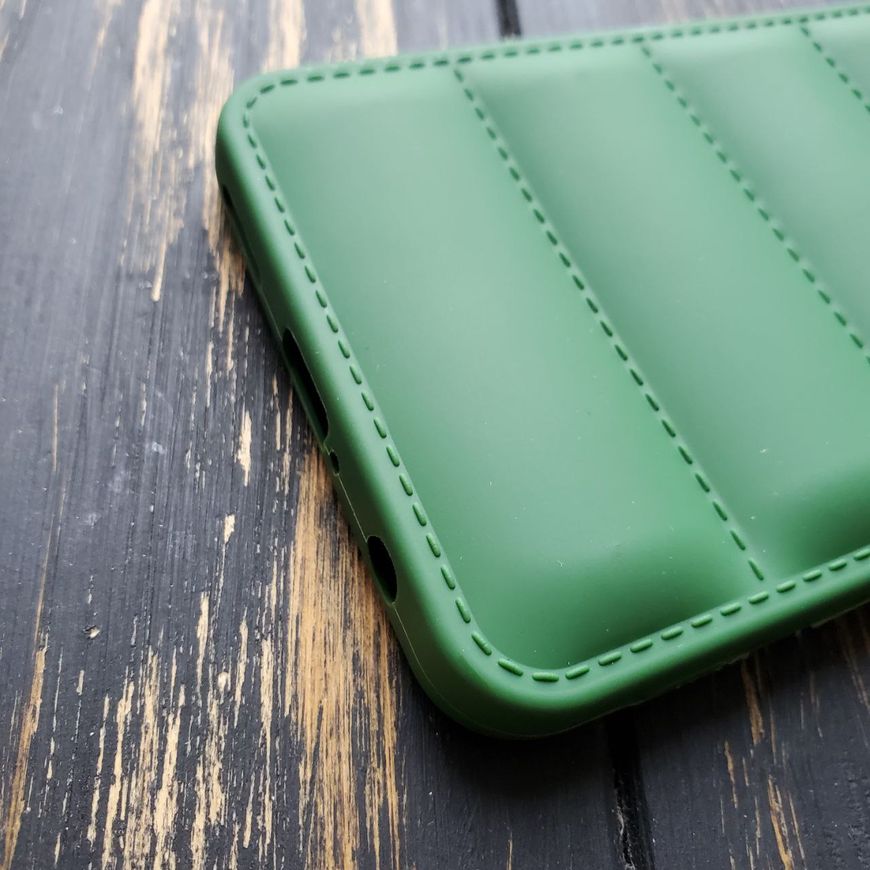 Чехол силиконовый Down Jacket для Tecno Pova 3 - Зелёный фото 5