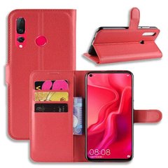 Чехол-Книжка с карманами для карт для Huawei P30 lite - Красный фото 1