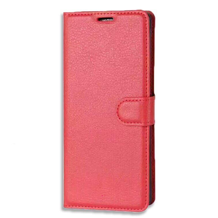 Чехол-Книжка с карманами для карт на Meizu M6S - Красный фото 4
