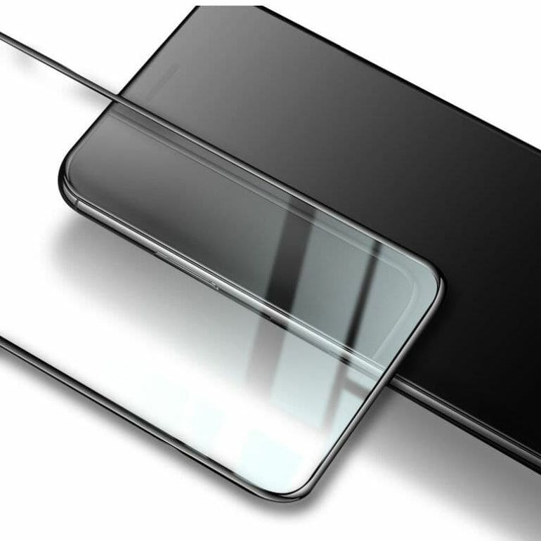 Защитное стекло 2.5D на весь экран для Xiaomi Redmi Note 11 5G / Poco M4 Pro 5G - Черный фото 2