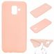 Чохол Candy Silicone для Samsung Galaxy A6 (2018) - Рожевий фото 1