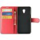 Чехол-Книжка с карманами для карт на Meizu M6S - Красный фото 2