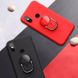 Силиконовый чехол с кольцом для Xiaomi Redmi Note 7 - Красный фото 7