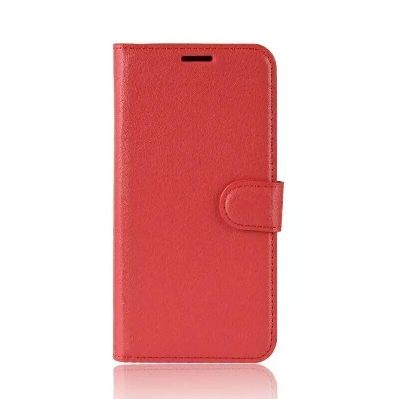Чехол-Книжка с карманами для карт на Samsung Galaxy A6 (2018) - Красный фото 6