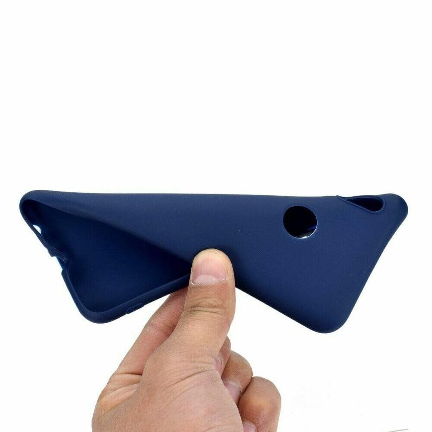 Чохол Candy Silicone для Huawei P Smart (2019) - Синій фото 5