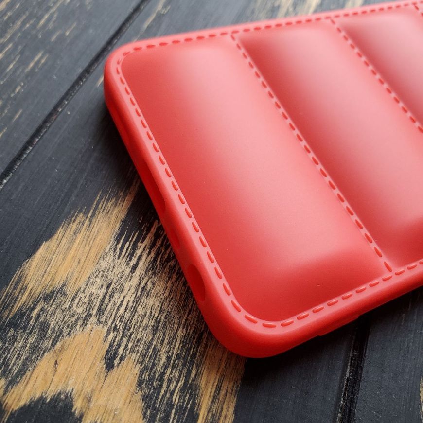 Чехол силиконовый Down Jacket для Oppo A54 / A55 - Красный фото 5