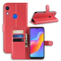 Чехол-Книжка с карманами для карт на Huawei Honor 8A - Красный фото 1