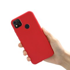 Чехол Candy Silicone для Xiaomi Redmi 10C цвет Красный