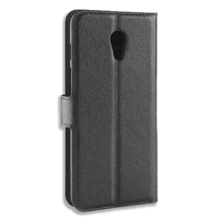 Чехол-Книжка с карманами для карт на Meizu M6S - Черный фото 4