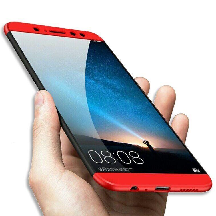 Чохол GKK 360 градусів для Huawei Mate 10 lite - Чёрно-Красный фото 2