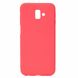 Чехол Candy Silicone для Samsung Galaxy J6 Plus - Красный фото 2