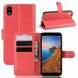Чехол-Книжка с карманами для карт на Xiaomi Redmi 7A - Красный фото 1