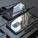 Магнитный чехол с защитным стеклом для Xiaomi Redmi 10X / Note 9 - Черный фото 2