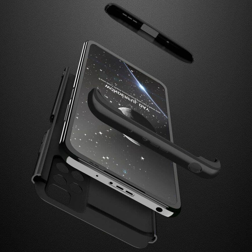 Чохол GKK 360 градусів для Xiaomi Redmi 10 - Чорний фото 5