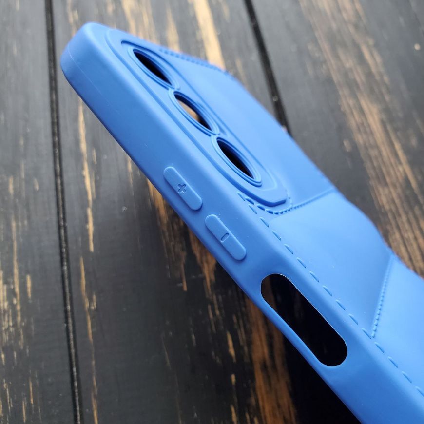 Чехол силиконовый Down Jacket для Tecno Pova 3 - Синий фото 4