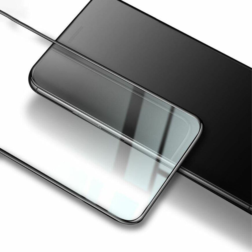 Захисне скло 2.5D на весь екран для Samsung Galaxy A03s - Чорний фото 4
