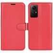 Чехол-Книжка с карманами для карт на Xiaomi Redmi Note 12s цвет Красный
