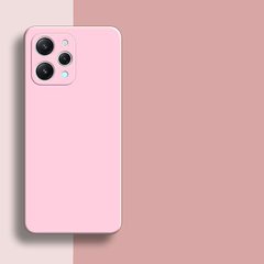 Чехол Candy Silicone для Xiaomi Redmi 12 цвет Розовый
