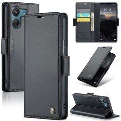 Шкіряний чохол-книжка Retro Case для Xiaomi Redmi 13 колір Чорний