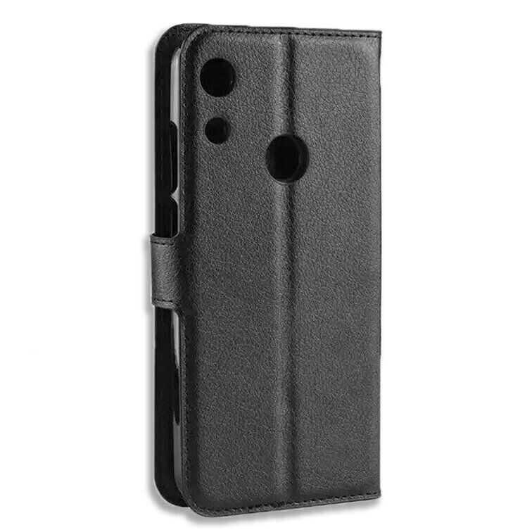 Чехол-Книжка с карманами для карт на Huawei Honor 8A - Черный фото 5