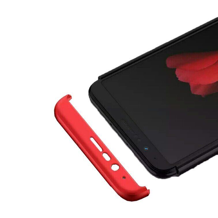 Чехол GKK 360 градусов для Samsung Galaxy S9 Plus - Черно-Красный фото 3