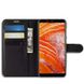 Чехол-Книжка с карманами для карт на Nokia 3.1 - Черный фото 2