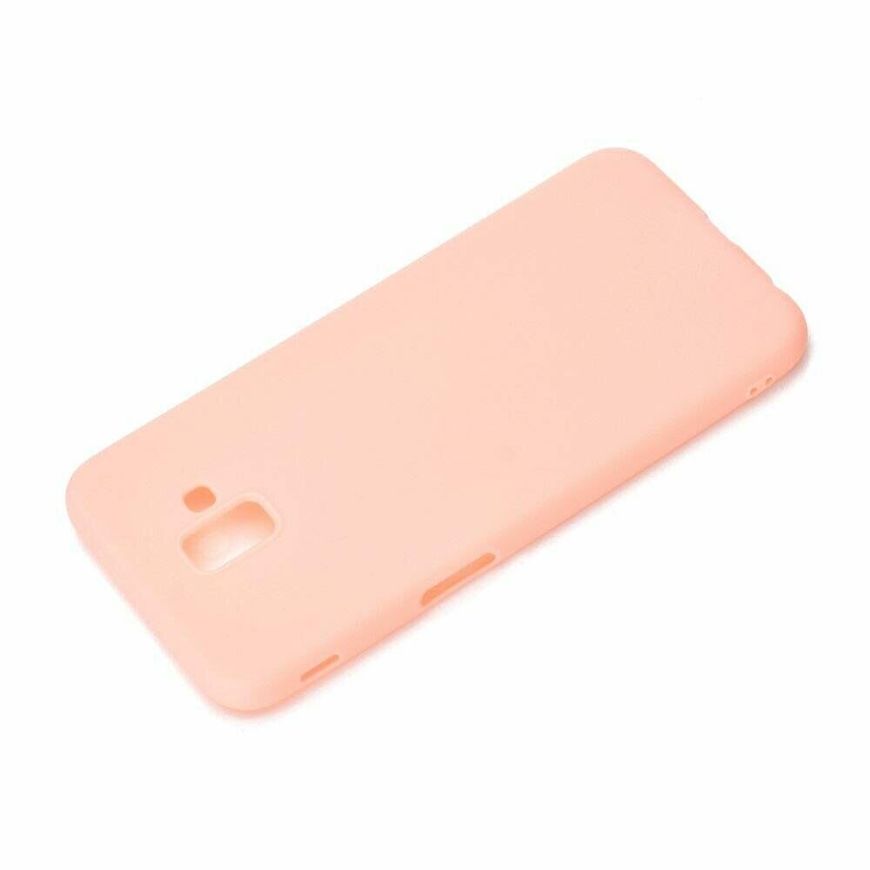 Чохол Candy Silicone для Samsung Galaxy J6 Plus - Рожевий фото 4