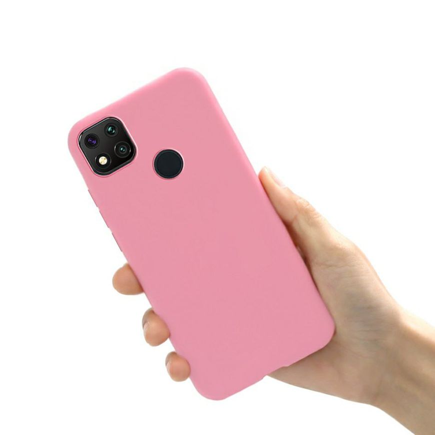 Чехол Candy Silicone для Xiaomi Redmi 10C - Розовый фото 1