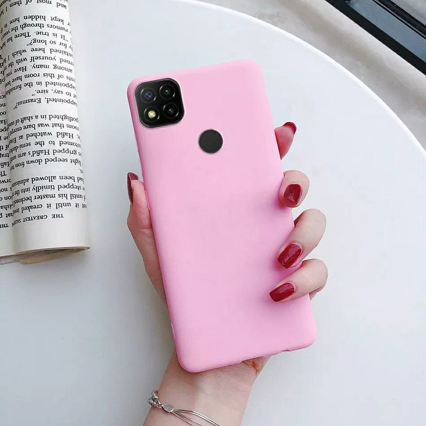 Чехол Candy Silicone для Xiaomi Redmi 10C - Розовый фото 2